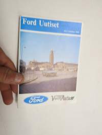 Ford Uutiset 1969 nr 2 -Ford asiakaslehti, Mikä kaunein Ford?, Futura automaattiturvavyö, Ilmansaasteet - pakokaasut, Maverick, TEHO -69 konenäyttely, Ford A Sport C