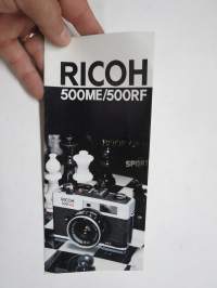Ricoh 500ME / 500RF kamera -myyntiesite