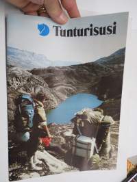 Tunturisusi Fjällräven 1987/1988 rinkat, reput, tarvikkeet -myyntiesite / tuoteluettelo