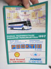 Parainen puhelinluettelo / Pargas telefonkatalog 1997