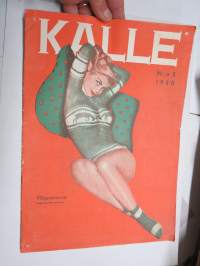 Kalle 1950 nr 5, Kortti kertoo kohtaloni, Tuhat suudelmaa, Amerikkalaista strippibaarielämää, Viiniopas, Yöperhonen, ym.