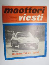 Moottoriviesti 1969 nr 6 - Ajoimme: Alfa-Romeo 1750 GTV, Opel GT (kansikuva), ym.
