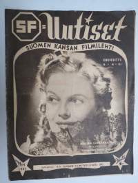 SF-Uutiset - Suomen kansan elokuvalehti 1941 nr 4, kansikuv Regina Linnanheimo - 