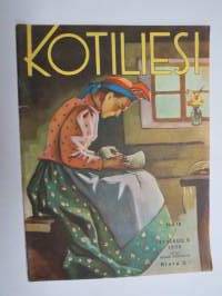 Kotiliesi 1936 nr 18, 15.9.1936 syyskuu II, Kansikuva Martta Wendelin, Syökää mutta syökää oikein, Maljakkokukat, Matkailumessuilla, Pihlajanmarja, ym.