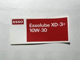 Esso Essolube XD-3+10W-30 -tarra