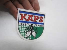 KAPS (KÄPS?) 1968 Lahti -kangasmerkki