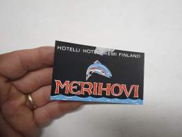 Hotelli Merihovi - Hotell Kemi Finland -matkalaukkumerkki