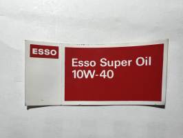 Esso Esso Super oil 10W-40 -tarra