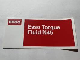 Esso Esso Torque Fluid N45 -tarra