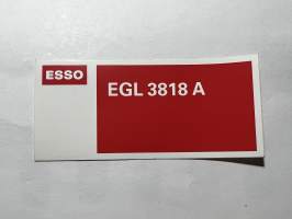 Esso EGL 3818 A -tarra