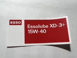 Esso Essolube XD-3+ 15W-40 -tarra
