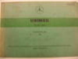 Mercedes-Benz Unimog Type 406 Catalog B 1964 moottorinosaluettelo