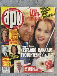 Apu 1994 nr 25/26 - Avun tähti-haastattelu Hollywooddissa, Suomen kohtalon hetket kannaksella, Anastasian ja Tsaari-perheen trategia, Assilla vakava suhde, ym.