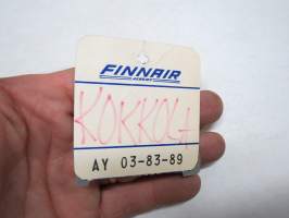 Finnair Kokkola - AY 03-83-89 Baggage Strap Tag -matkalaukkumerkki