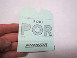 Finnair - Aero Oy - Pori - POR - Baggage Strap Tag -matkalaukkumerkki