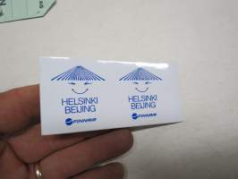 Finnair Helsinki - Beijing -tarra