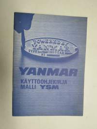 Yanmar YSM perämoottori -käyttöohjekirja