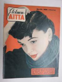 Elokuva-Aitta 1954 nr 18, Judyy Garland, Oprilaisia Tampereelta, The Egyptian - Sinuhe - valmistunut, Aamu Airistolla, Ava Gardner, Helena Kara, Maaria Eira, ym.