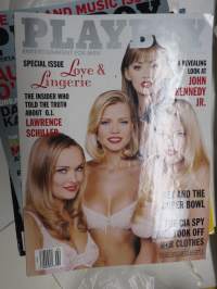 Playboy 1997 nr 2 February -aikuisviihdelehti / adult graphics magazine