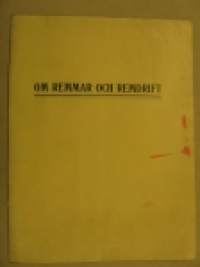 Om remmar och remdrift