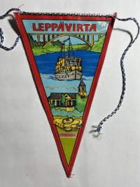 Leppävirta -matkailuviiri, isokoko / souvenier pennant