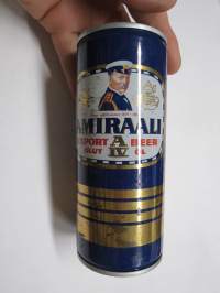 Amiraali A IV Export Olut / Beer / Öl - Oscar von Kraemer -avaamaton oluttölkki 1970-luvulta
