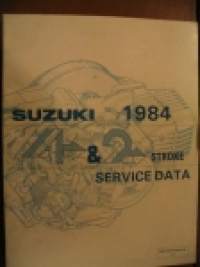 Suzuki 1984 4 & 2 stroke service data
