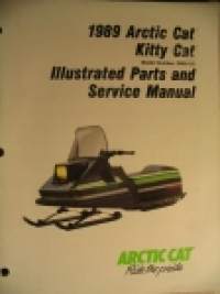 Arctic Cat Kitty Cat (model nr 0650-056) Illustrated parts and service manual moottorikelkka korjaamokäsikirja ja varaosaluettelo