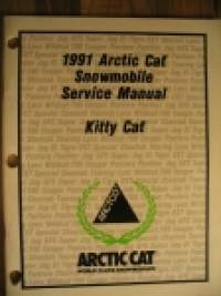 Arctic Cat 1991 Snowmobile Kitty Cat Service Manual moottorikelkka korjaamokäsikirja