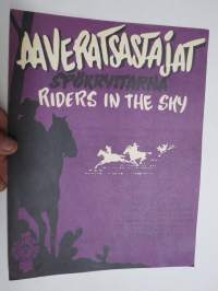 Aaveratsastajat - Riders in the Sky - Spökryttarna -nuotit (yhteen kappaleeseen)