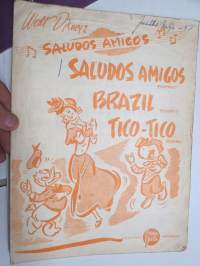 Walt Disneyn Saludos Amigos, Brazil, Tico-Tico - foxtrot & rumba -nuotit (yhteen kappaleeseen)