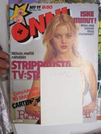 Onni 1980 nr 11 -aikuisviihdelehti / adult graphics magazine