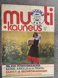 Muoti ja kauneus 1975 nr 4 - Muotilehti
