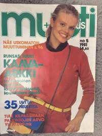Muoti ja kauneus 1981 nr 5 - Muotilehti