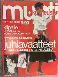 Muoti ja kauneus 1981 nr 7 - Muotilehti