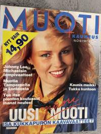 Muoti ja kauneus 1987 nr 6 - Muotilehti