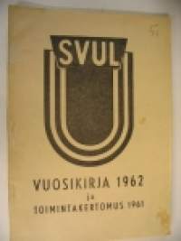 SVUL - vuosikirja 1962 ja toimintakertomus 1961