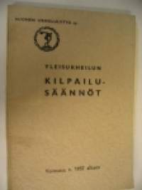 Yleisurheilun kilpailusäännöt