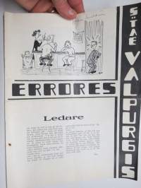 Errores 1952 - Sancta Valpurgis  - Åbo Akademis Studentkår -första maj publikation