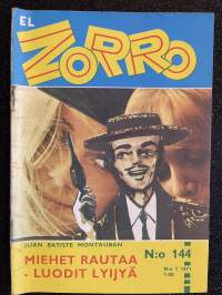 El Zorro 1971 nr 144 - Miehet rautaa -Luodit lyijyä