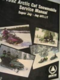 1992 Arctic Cat Snowmobile Service Manual Super Jag - Jag AFS L/T