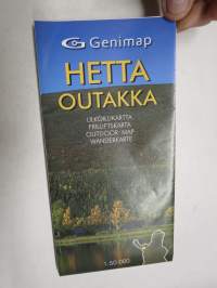 Hetta - Outakka -ulkoilukartta - friluftskarta - outdoor map - Wanderkarte