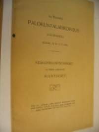 6:s yleinen Palokuntalaiskokous Kuopiossa 10-11.7 1908