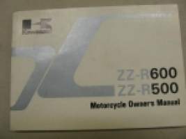 Kawasaki ZZ-R600-D3 ZZ-R500-C3 -käyttöohjekirja englanniksi