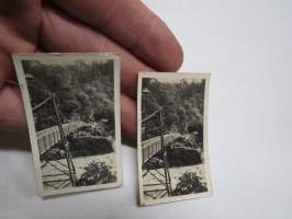 Peeps into Many Lands nr 13  Left & Right - Bridge over Gorge, Launceston, Tasmania -Army Club Cigarettes - Camerascope -keräilykorttisarjaa