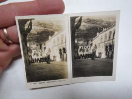 Peeps into Many Lands - Third Series nr 19 Left & Right - Street Scene, Dubrovnik (Bagusa), Yogo-Slavia -Army Club Cigarettes - Camerascope -keräilykorttisarjaa