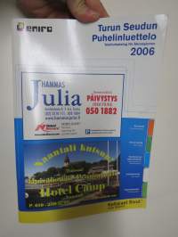 Turun (Turku) Seutu 2006 Puhelinluettelo + Keltaiset sivut Eniro