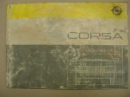 Opel Corsa -käyttöohjekirja