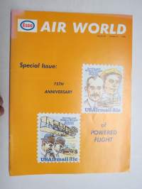 Esso Air World vol 30 - 1978 nr 4, The Wright answers, Glenn Curtiss, Clément Ader - The First Man to fly?, etc.
