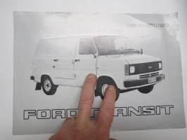 Ford Transit 197? -myyntiesite / brochure